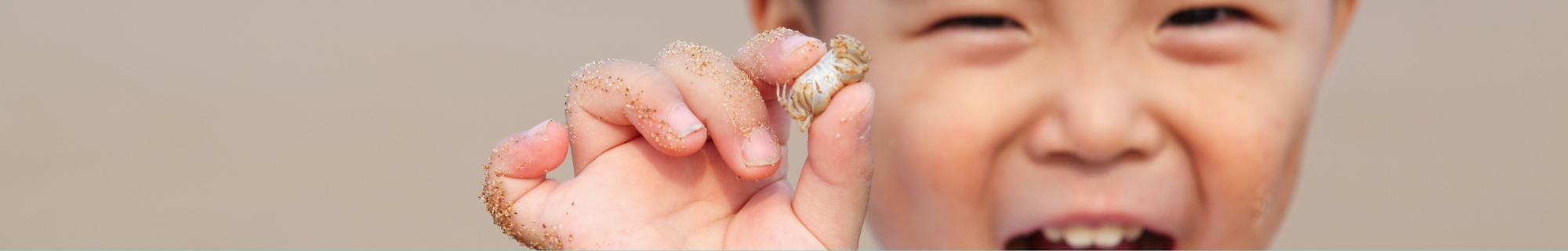 Child on beach