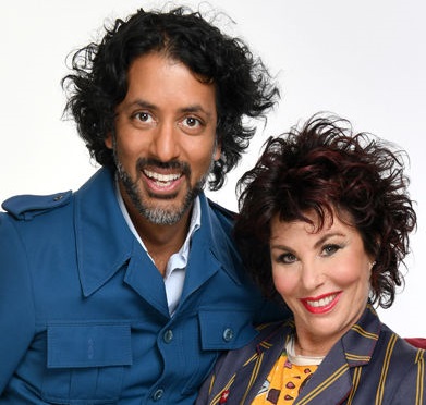 Ash Ranpura and Ruby Wax